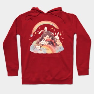 girl and boy Hoodie